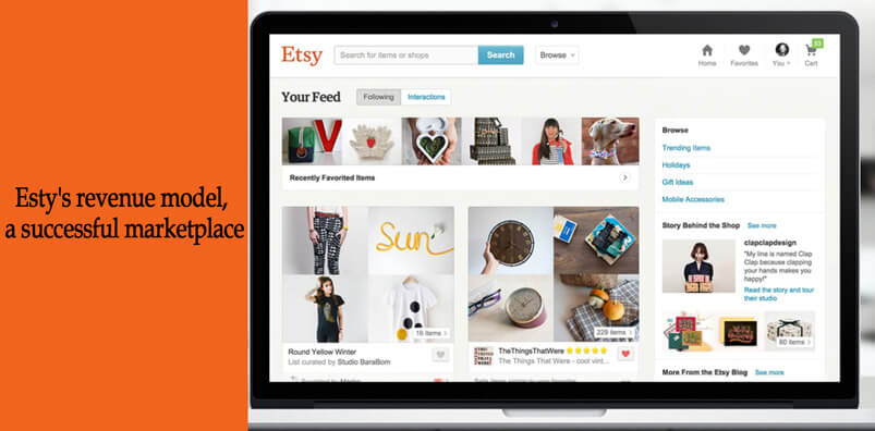 مدل-درآمد-Etsy،-یک-مارکت-پلیس-موفق